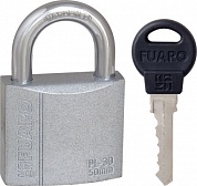 Замок навесной FUARO PL-3050 (50 мм) 3 "англ." кл. БЛИСТЕР